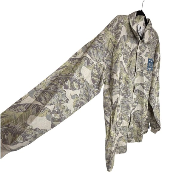 NWT Walt Disney World Spirit Jersey Green Leaves Button Down Shacket - XL - Picture 5 of 5